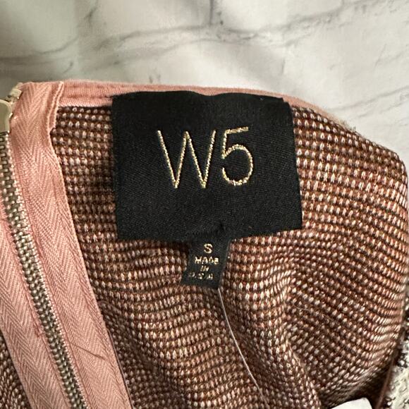 W5 Women’s 3/4 Sleeve Tan Tweed Sweater, Small, NWT - Picture 6 of 8